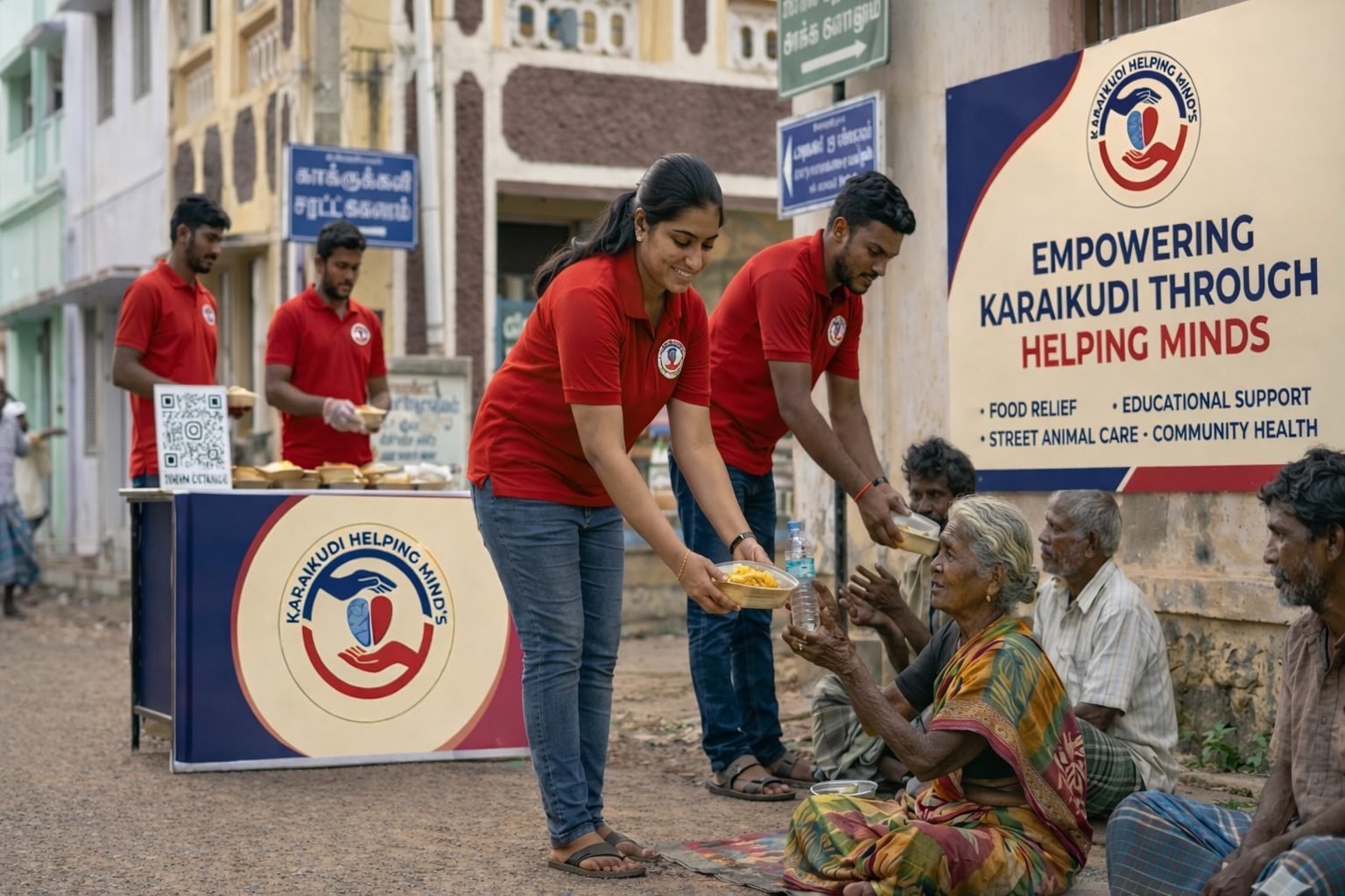 Helping Roadside and Homeless People